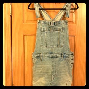 A&F Denim Overall Dress